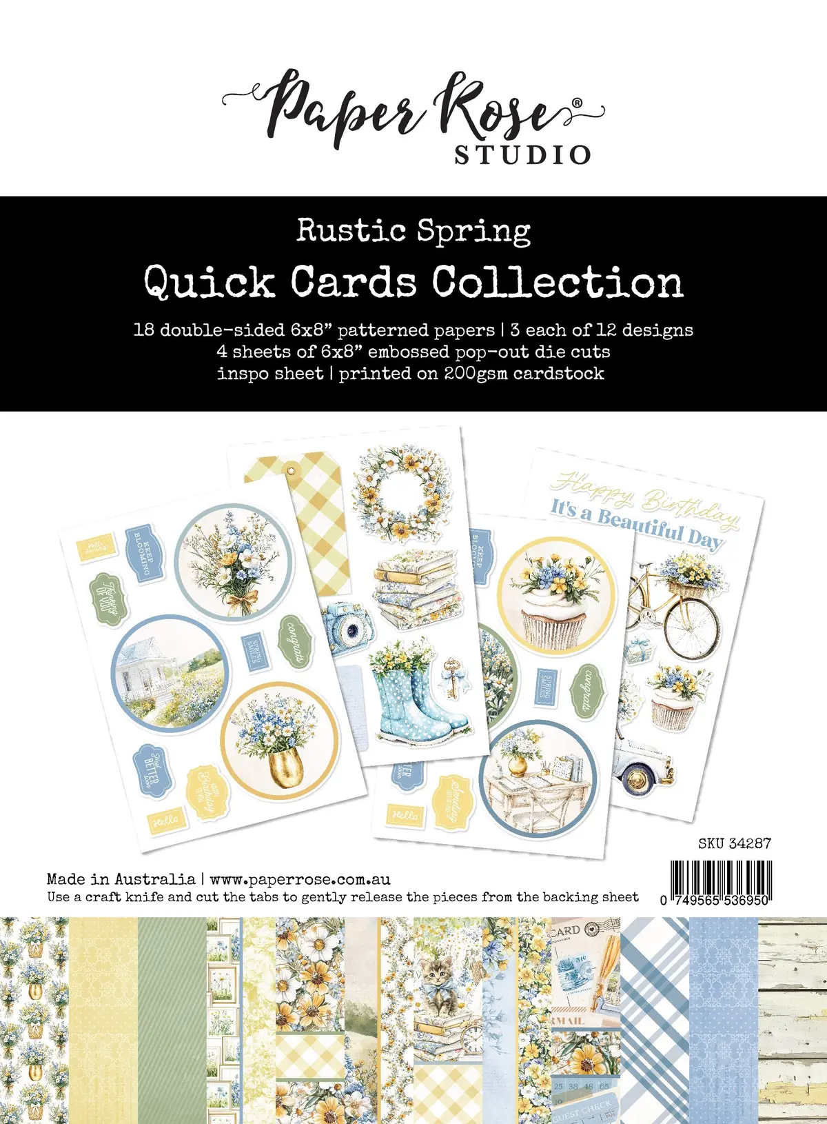 Rustic Spring Quick Cards Kit 34287 1