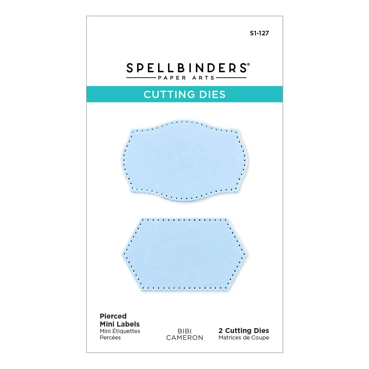 Pierced Mini Labels Etched Dies From The Bibi's Snowflakes Collection By Bibi Cameron 1