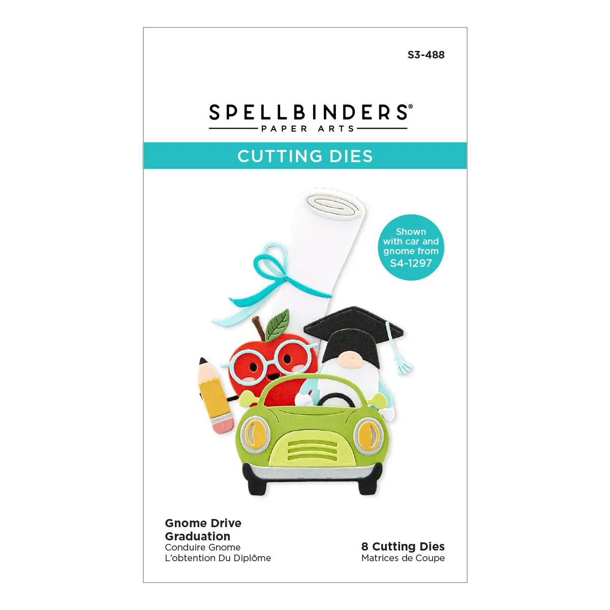 Gnome Drive Graduation Etched Dies From The Gnome Drive Collection 1