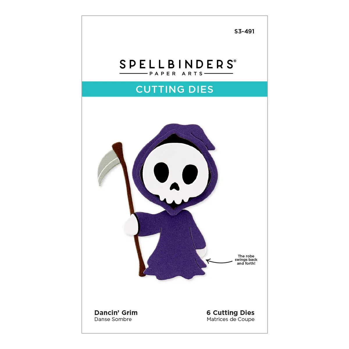 Dancin' Grim Etched Dies From The Dancin' Halloween Collection 1