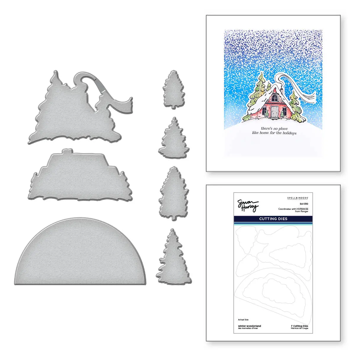 Winter Wonderland Etched Dies By Simon Hurley 1