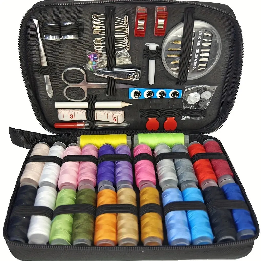 67/128Pcs Sewing Kit Supplies And Accessories 1