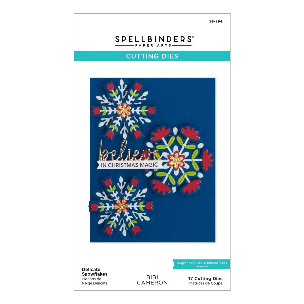 Delicate Snowflakes Etched Dies From The Bibi's Snowflakes Collection By Bibi Cameron 1