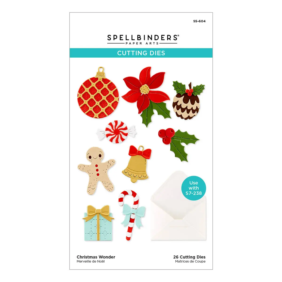 Christmas Wonder Etched Dies From The Envelope Of Wonder Collection 1