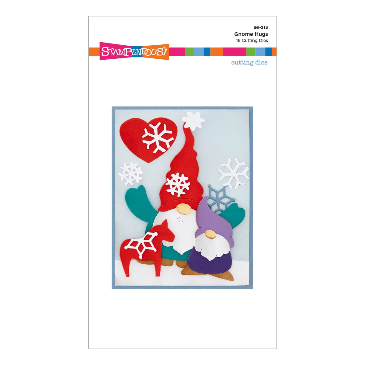 Gnome Hugs Etched Dies From The Holiday Hugs Collection By Stampendous 1