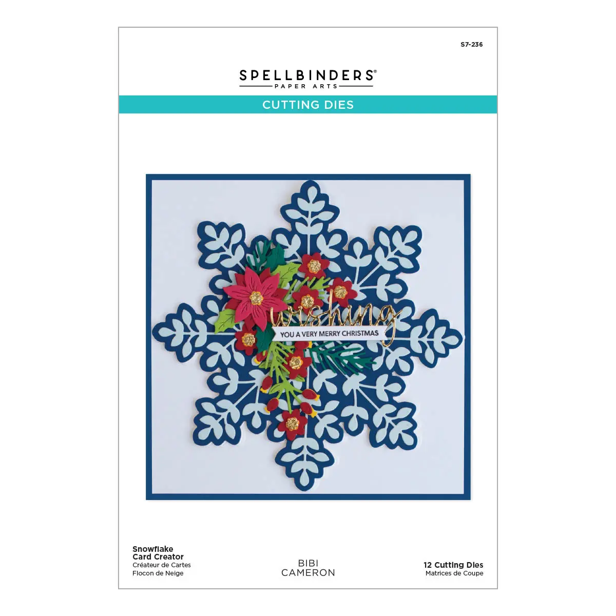 Snowflake Card Creator Etched Dies From The Bibi's Snowflakes Collection By Bibi Cameron 1