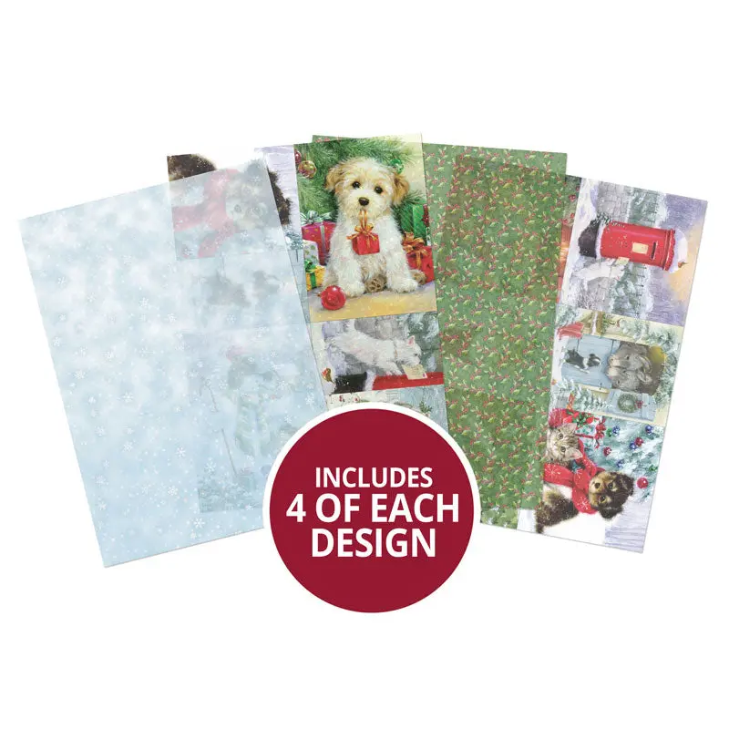 Santa Paws Printed Parchment 1