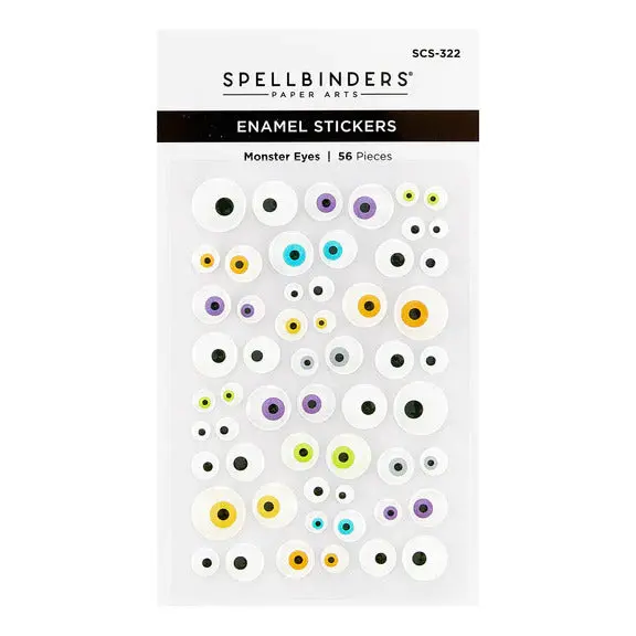 Monster Eyes Enamel Stickers From The Monster Birthday Collection 1