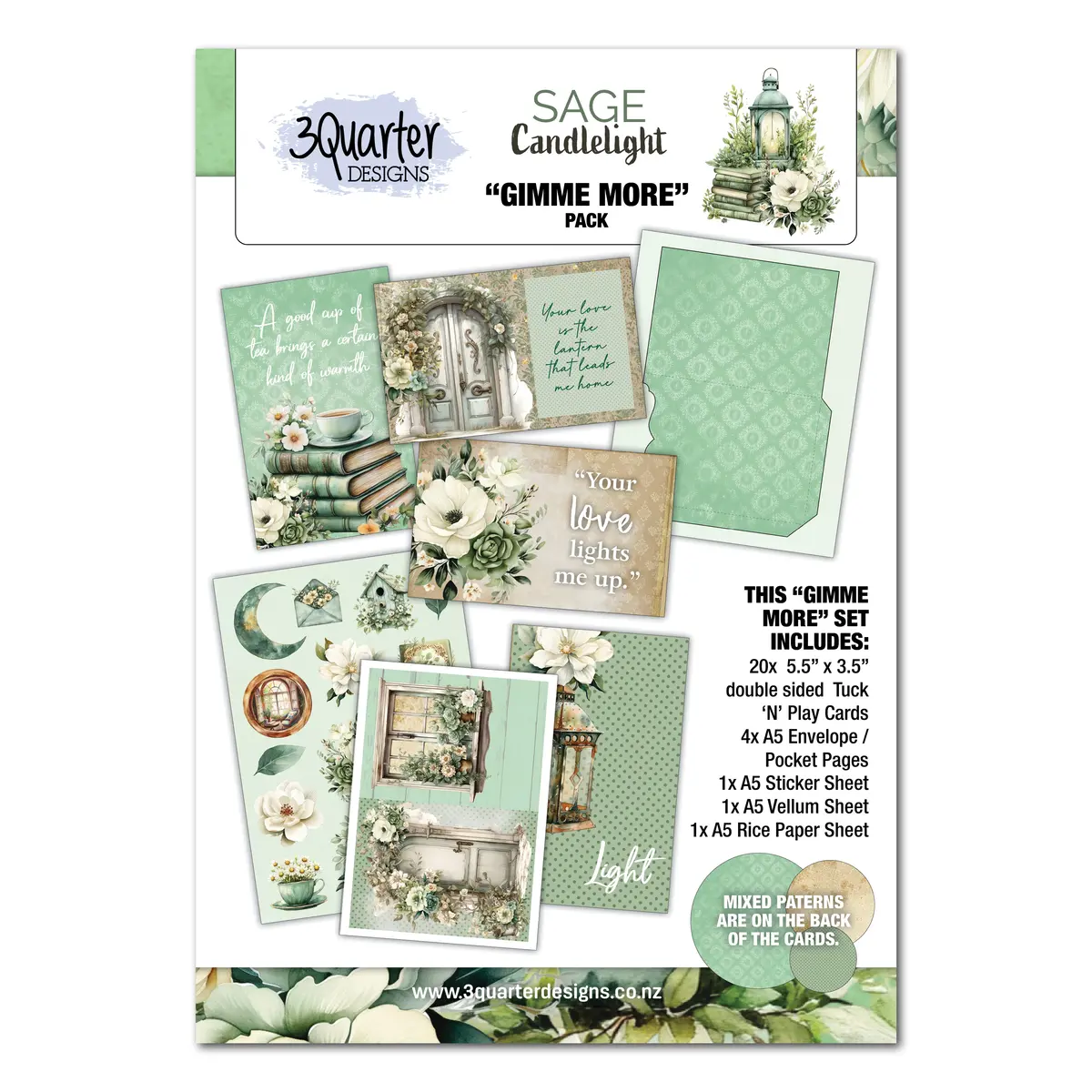 3Quarter Designs Sage Candle - Gimme More Pack 1