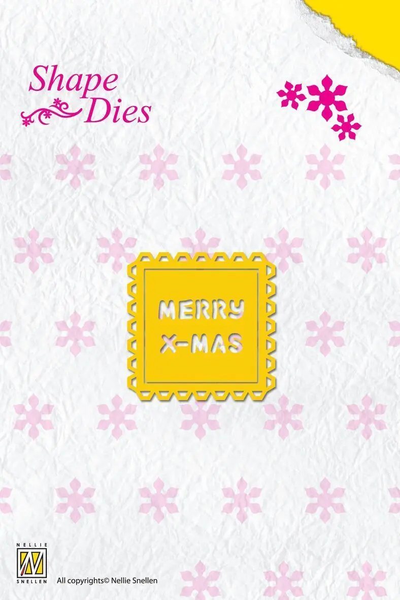 Shape Die Text - Merry Christmas 1