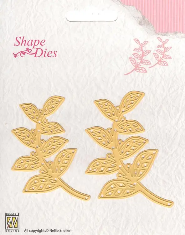 Nellie's Choice - Shape Die - Leaves 2 1