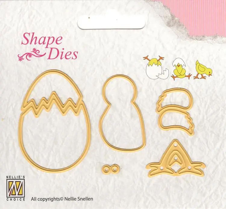 Nellie's Choice - Shape Die - Chick & Egg 1