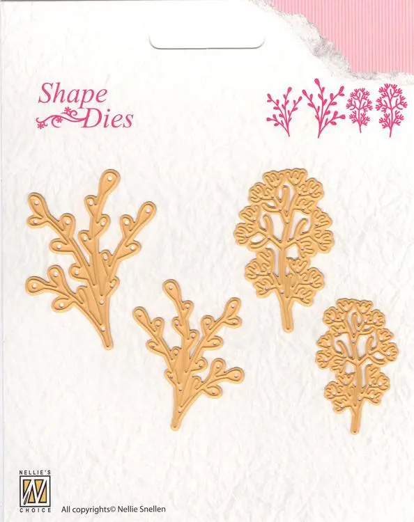Nellie's Choice - Shape Dies Leaves 3 1