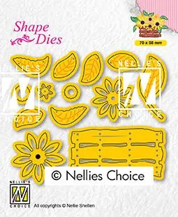 Shape Dies Build Up Dies Flower Basket 1
