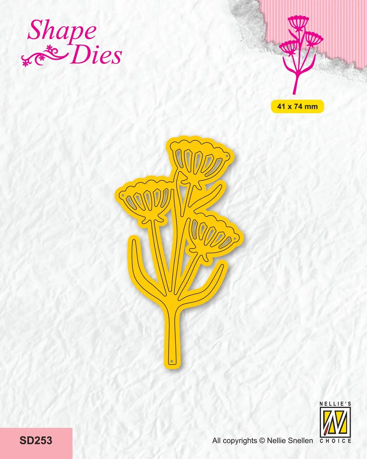 Nellie's Choice Shape Die - Garden - Umbellifers 1