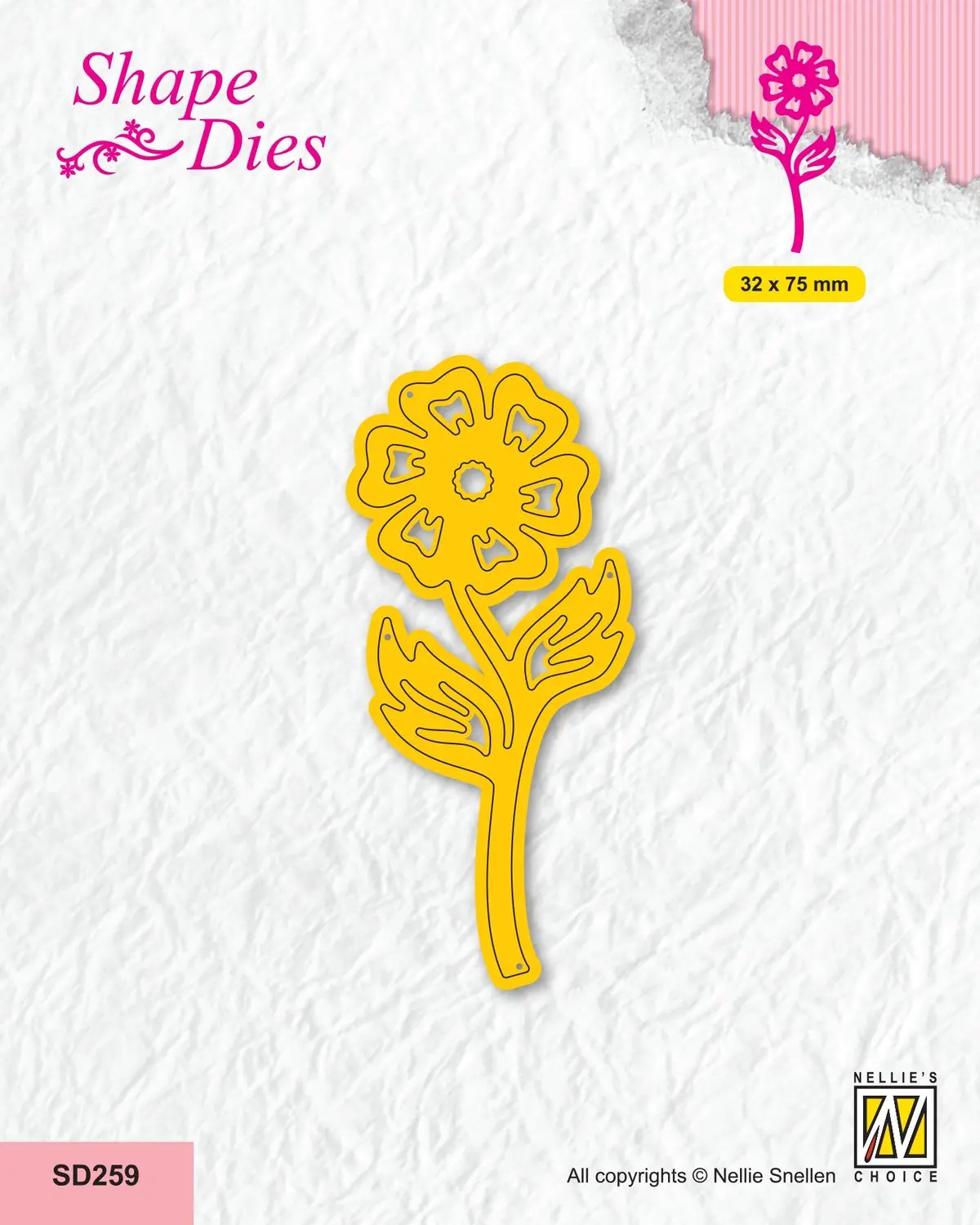 Nellie's Choice Shape Die - Garden - Garden Flower 1
