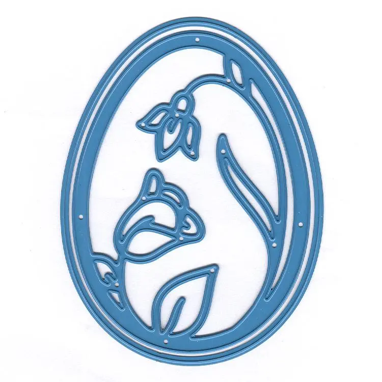 Nellie's Choice - Shape Die Blue Easter Egg 1