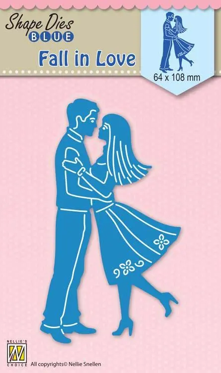 Nellie's Choice - Shape Die Blue Fall In Love 1