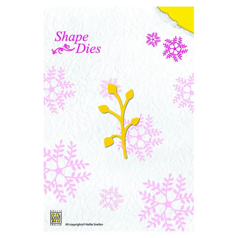 Shape Die - Single Leaf Branch 1