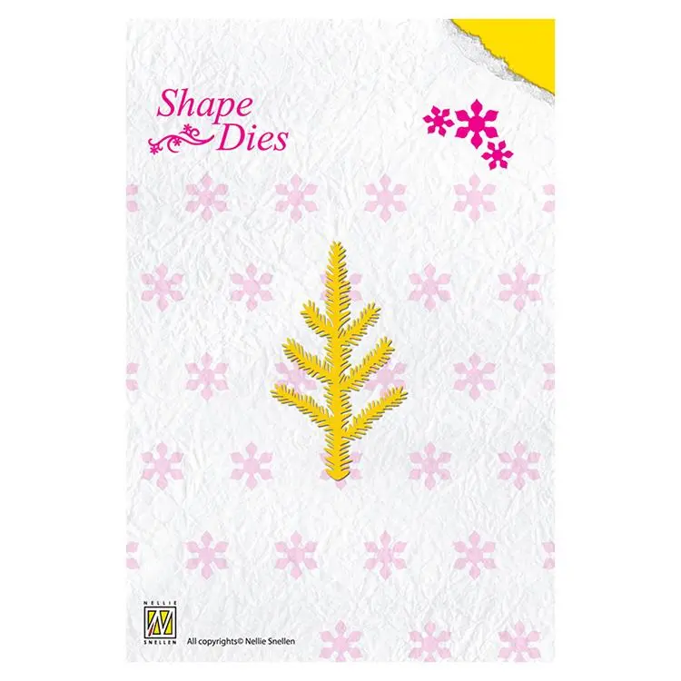 Shape Die - Christmas Pine Branch 1