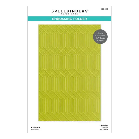 Columns Embossing Folder From The Fresh Picked Collection 1