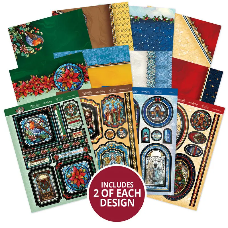 Stained Glass Christmas Luxury Topper Collection 1