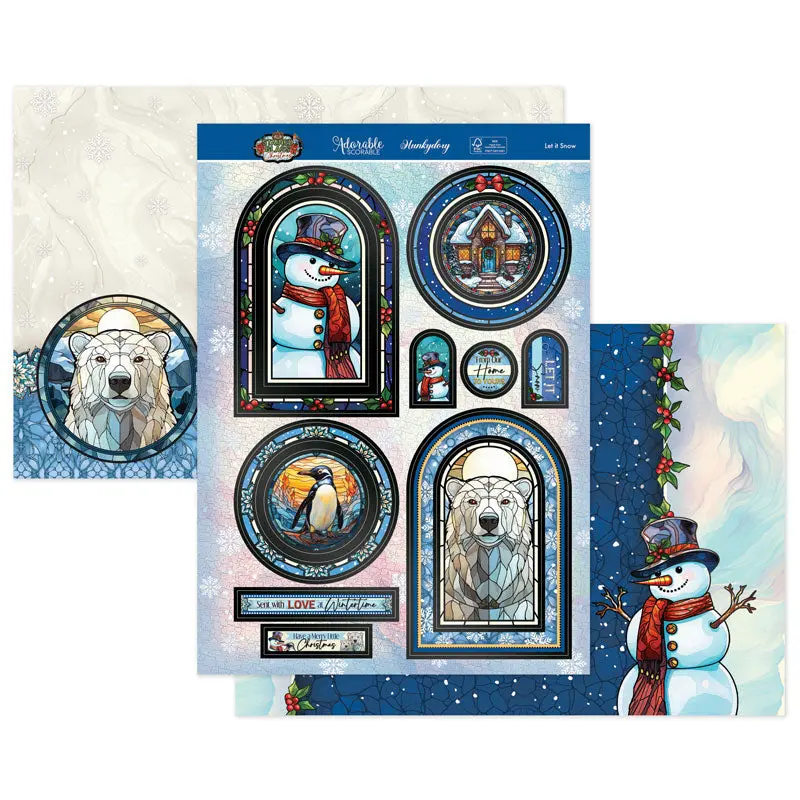 Let It Snow Luxury Topper Set 1