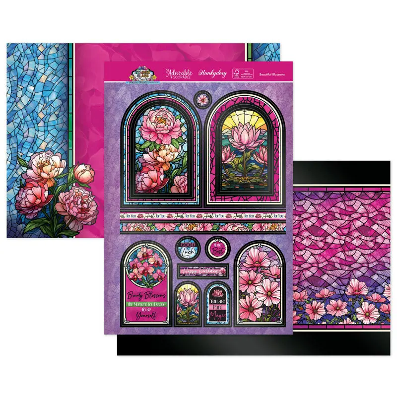Beautiful Blossoms Luxury Topper Set 1