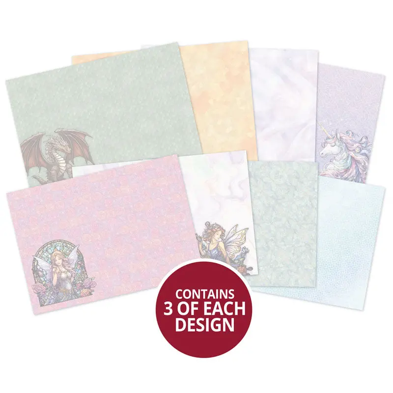 Stained Glass Mystical Worlds Luxury Card Inserts 1