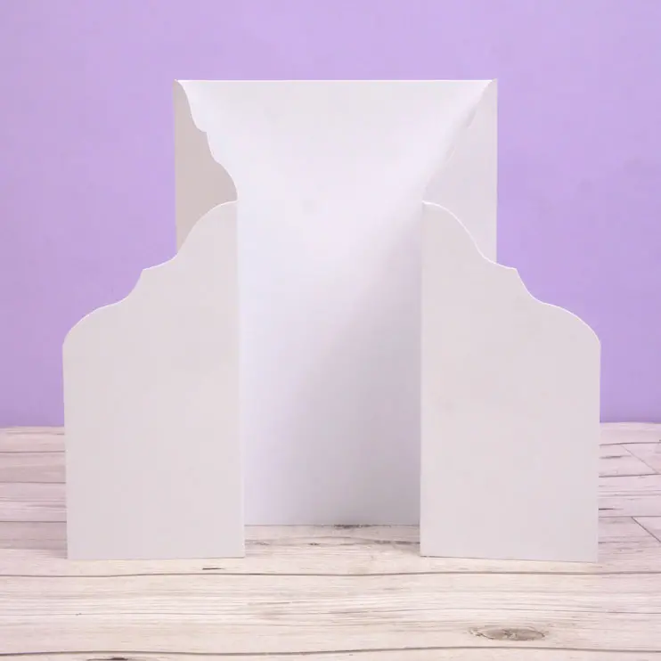 Luxury Shaped Card Blanks & Envelopes - Fancy Gatefold 1