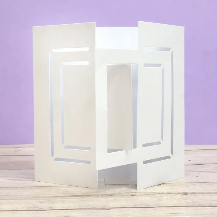 Luxury Shaped Card Blanks & Envelopes - Gatefold Frame 1