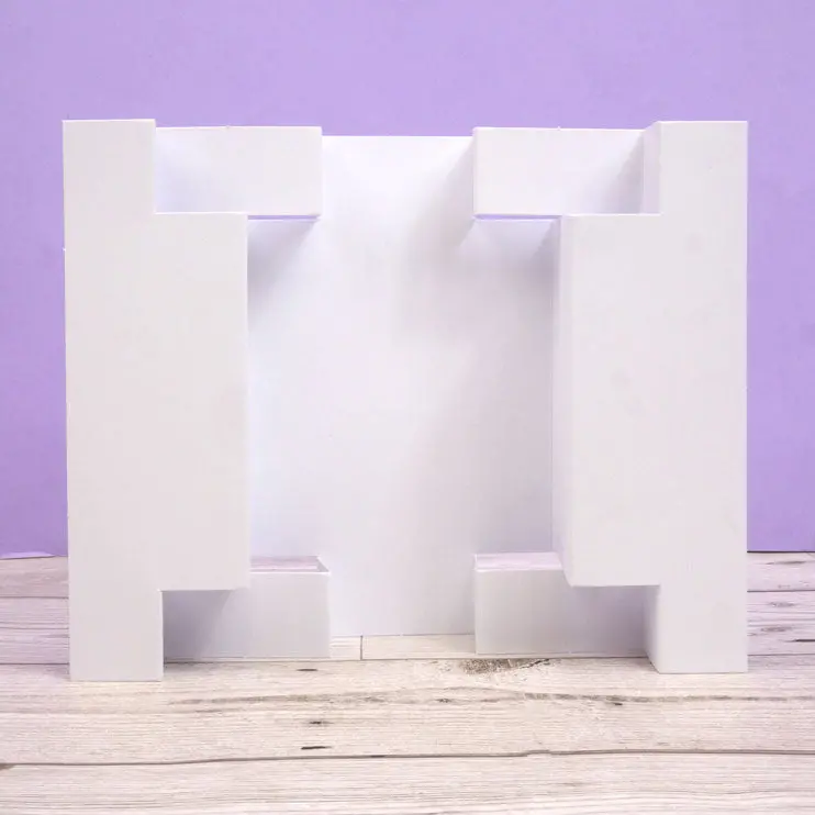Luxury Shaped Card Blanks & Envelopes - Twin Side Fold-Out 1