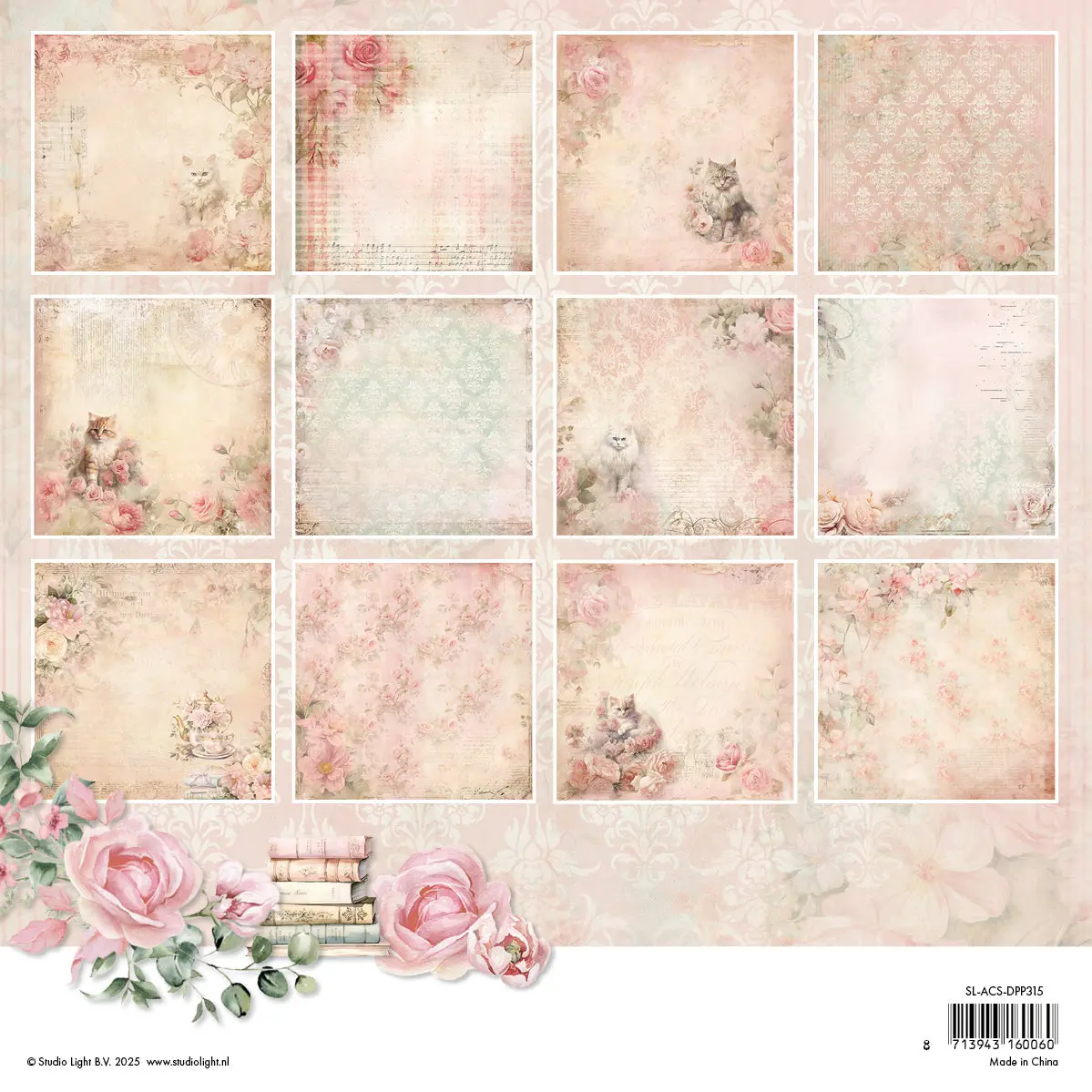 Sl Designer Paper Pad Background Paper A Cat's Secret 36 Sheets 2