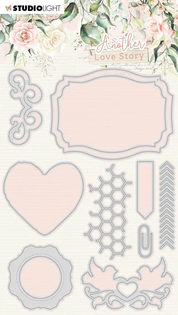 Sl Cutting Die Romantic Elements Another Love Story 105X148mm Nr.2 1