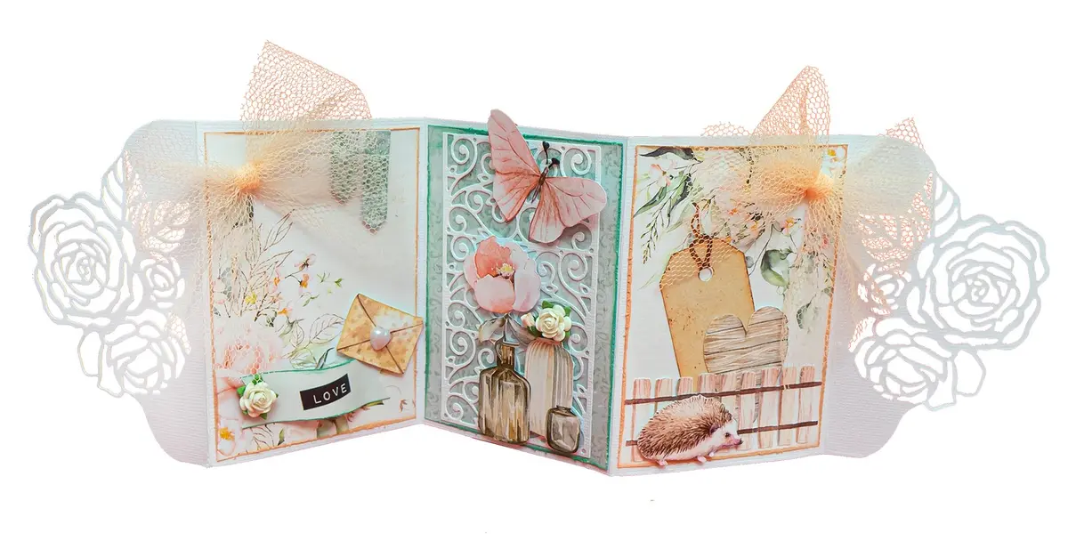 Sl Cutting Die Rose Envelope Another Love Story 223X130mm Nr.3 2