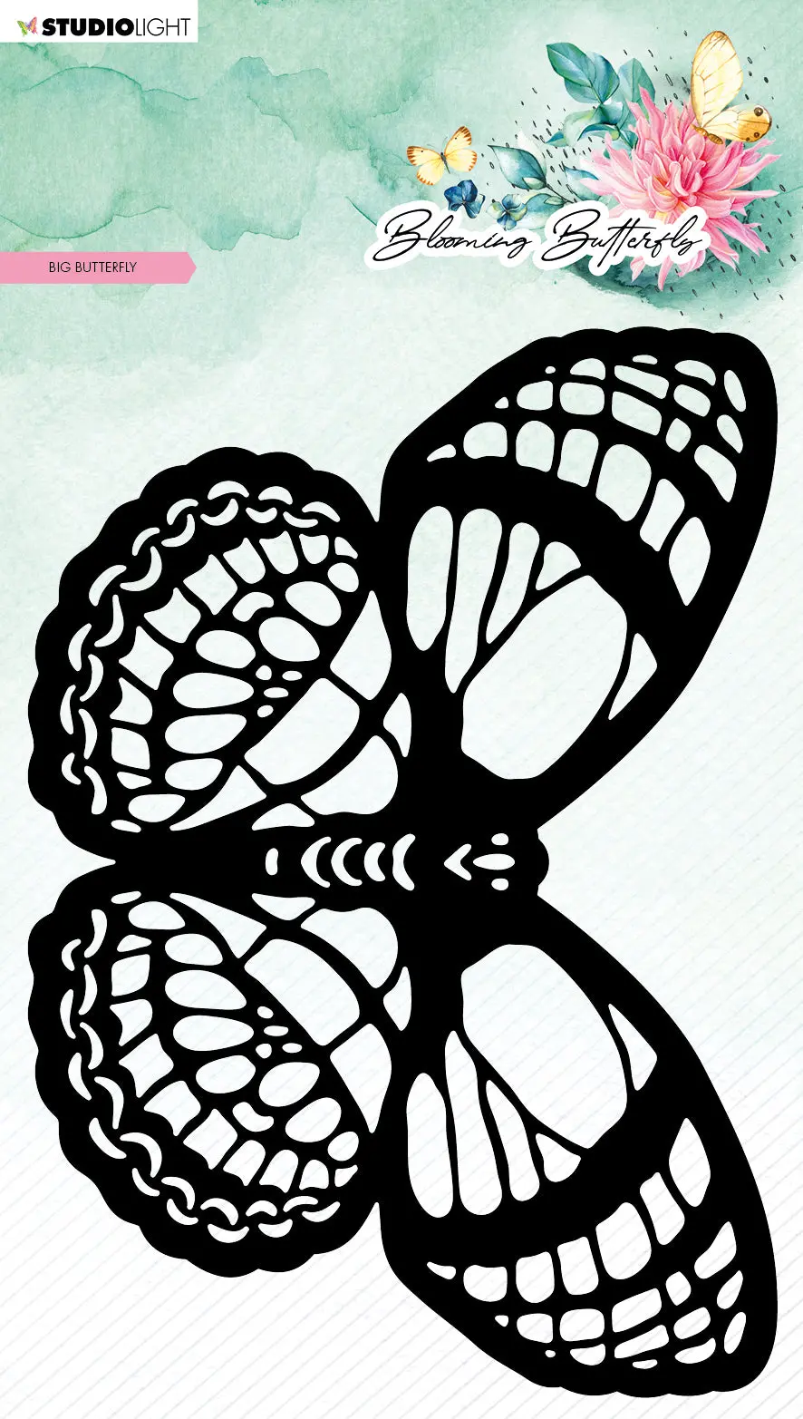 Sl Mask Big Butterfly Blooming Butterfly 140X200x1mm 1 Pc Nr.168 1