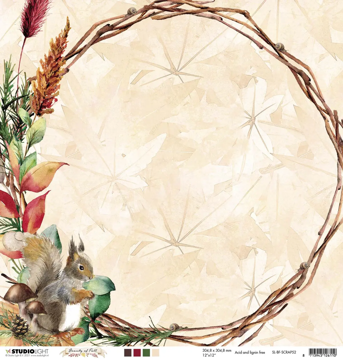 Sl Scrap Beauty Of Fall 305X305mm Nr.52 1