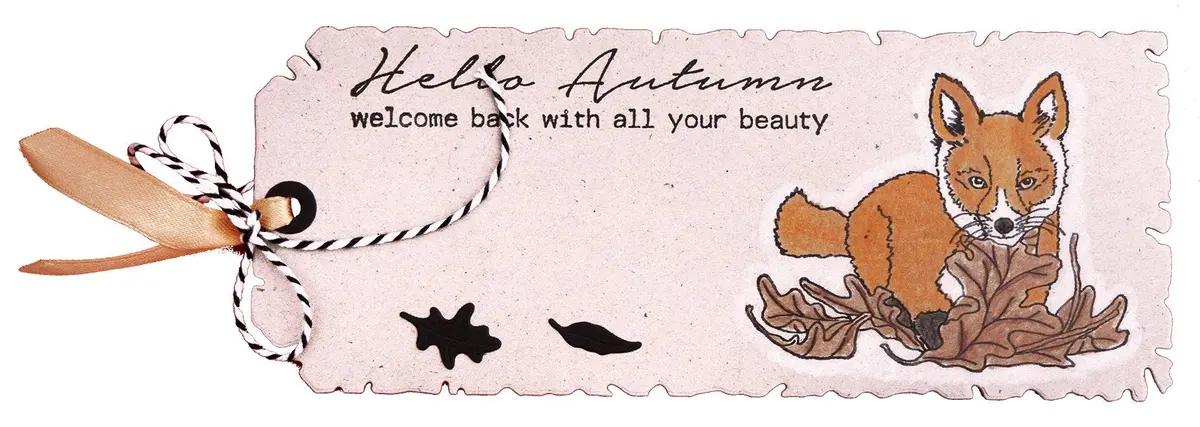 Sl Clear Stamp Foxes Beauty Of Fall 105X148mm Nr.61 2