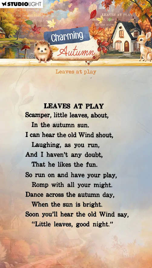 Sl Clear Stamps Leaves At Play Charming Autumn 1 Piece 1