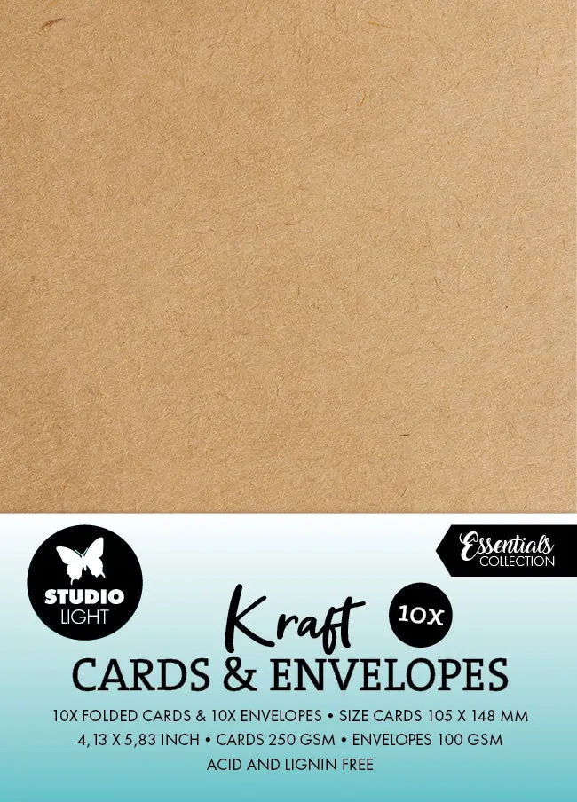 Sl Cards & Envelopes Kraft A6 Consumables 20 Pc 1