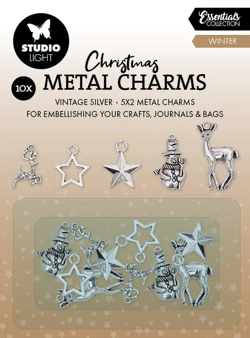 Sl Metal Charms Winter Elements Essentials 10 Pieces 1