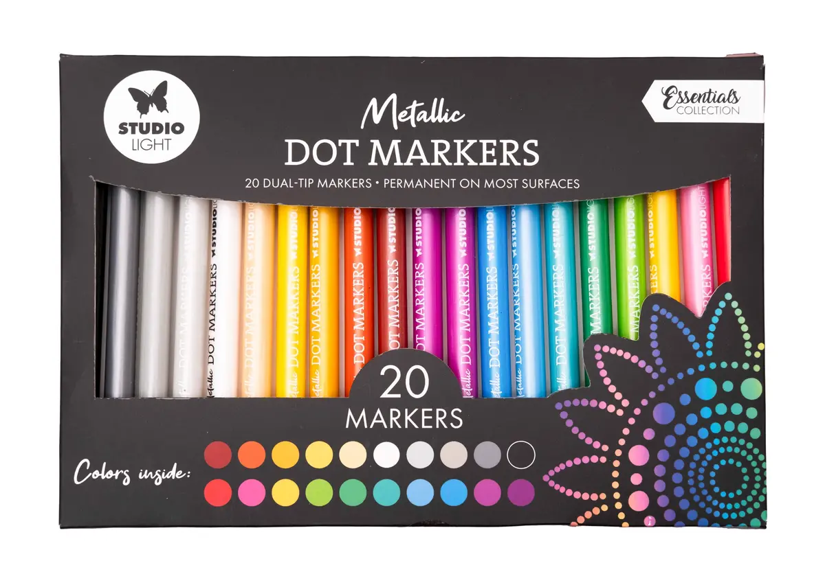 Sl Dot Markers Metallic Consumables 20 Pieces 1