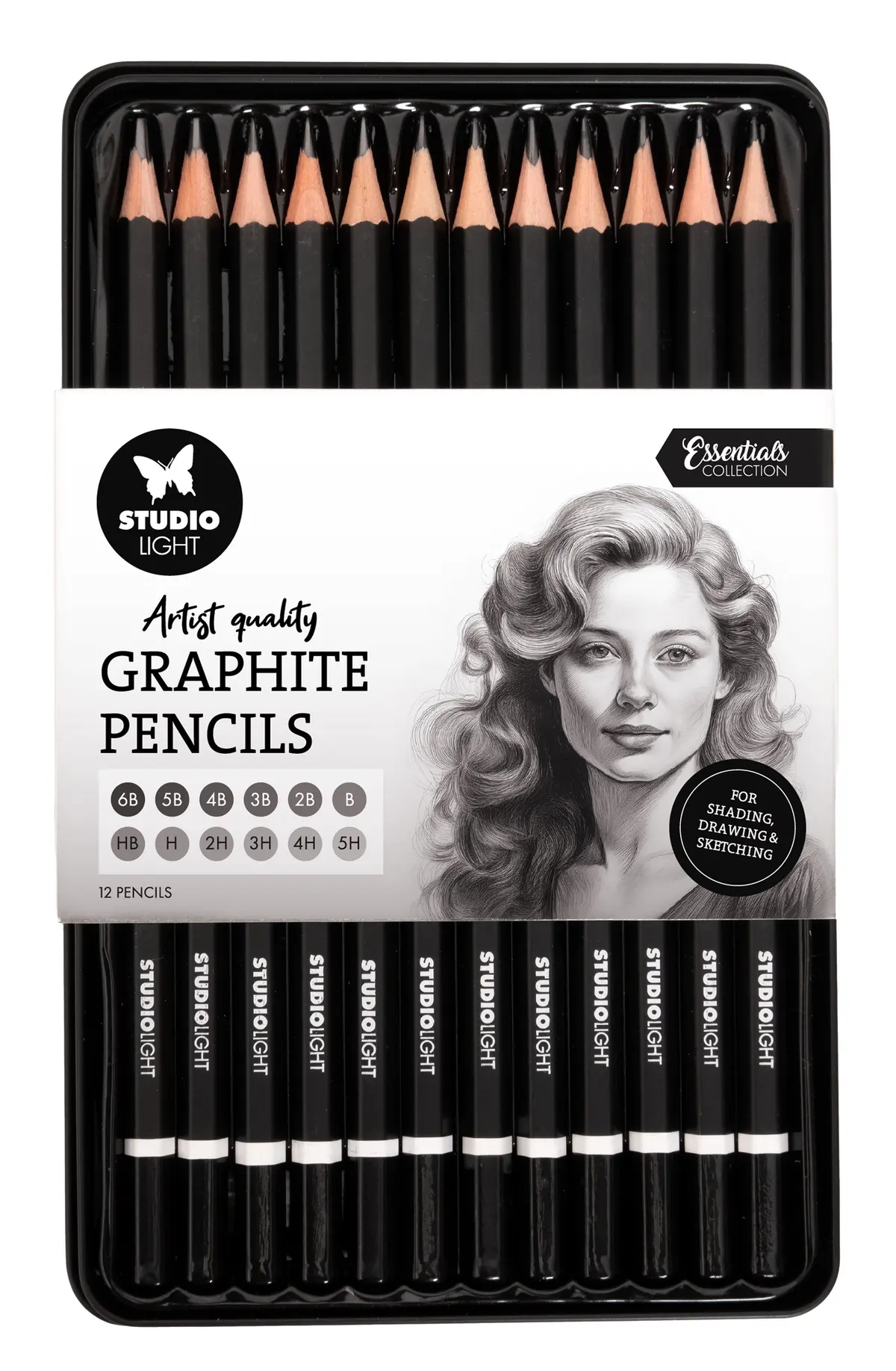 Sl Pencils Graphite Essentials 12 Pieces 1