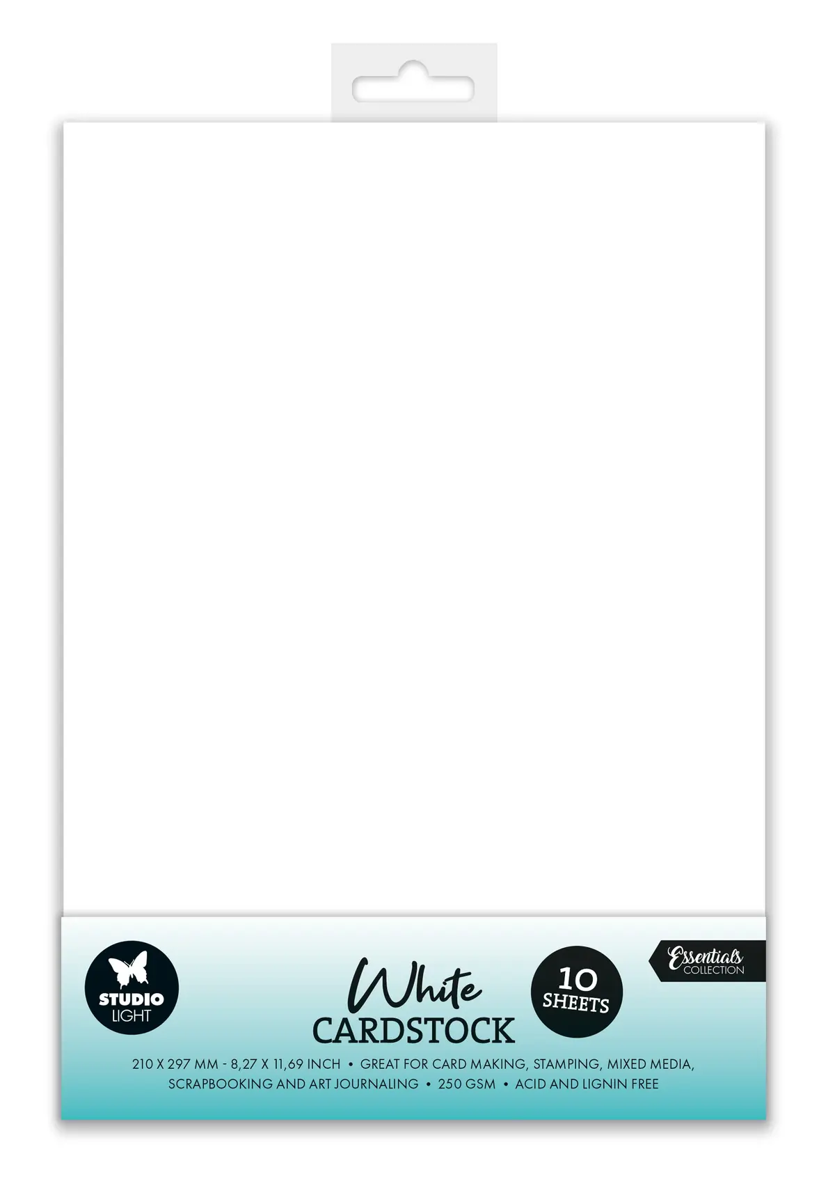 Sl Paper Set Consumables White Cardstock 250 Gsm 10 Sh 1