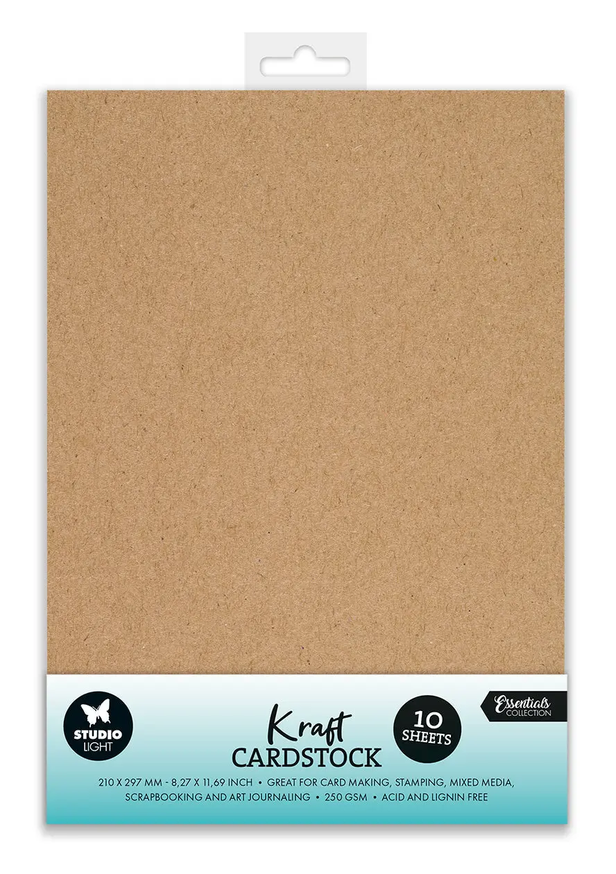 Sl Paper Set Consumables Kraft Cardstock 250 Gsm 10 Sh 1