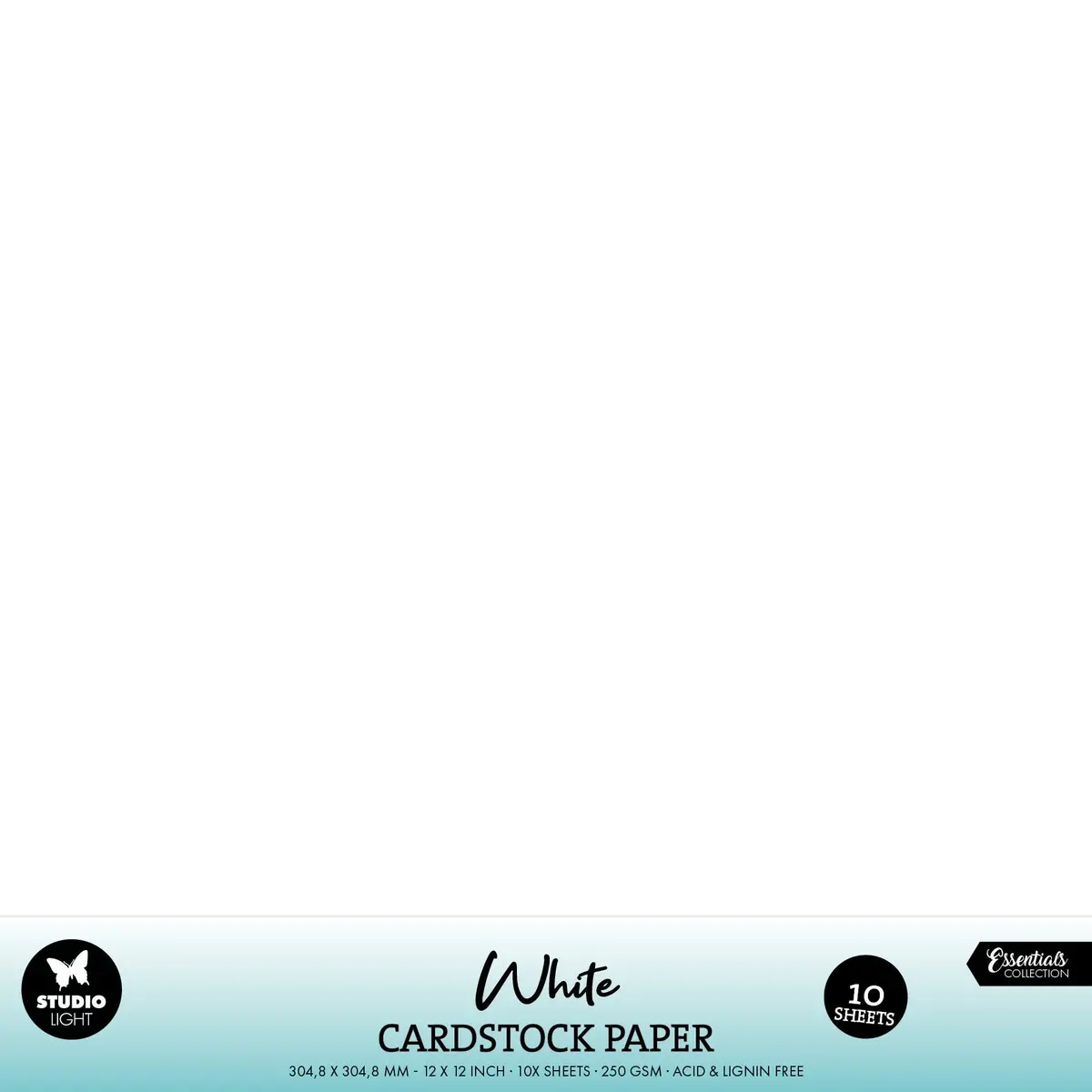 Sl Paper Set White Cardstock 250 Gsm Essentials 10 Pieces 1