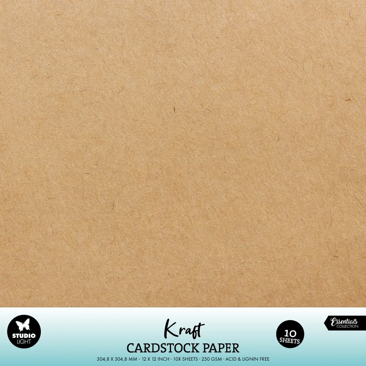 Sl Paper Set Kraft Cardstock 250 Gsm Essentials 10 Pieces 1