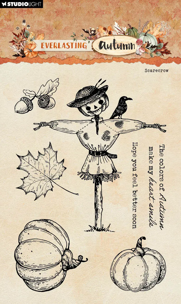Sl Clear Stamp Scarecrow Everlasting Autumn 1