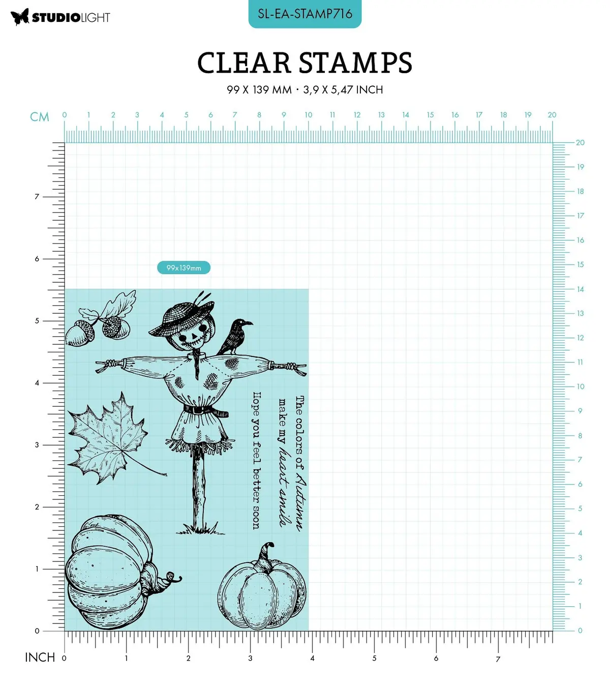 Sl Clear Stamp Scarecrow Everlasting Autumn 2