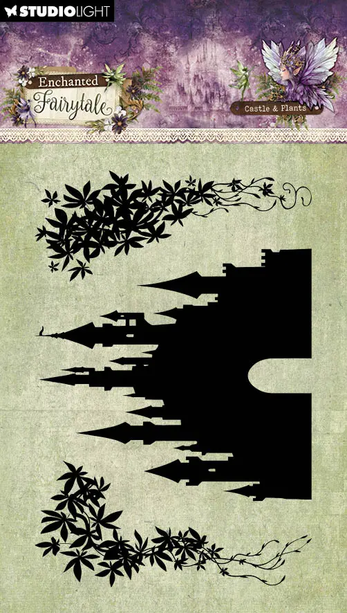 Sl Clear Stamps Castle & Plants Enchanted Fairytale 3 Pieces 1